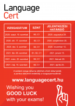 LanguageCert nyelvvizsgaidőpontok